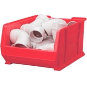 Akro-Mils 30288 Super-Size AkroBins Plastic Storage Bins, Space-Saving Stackable Bins for Garage, Classroom, Warehouse Organization, 24-Inch L x 16-Inch W x 11-Inch H, Red, 1-Pack CA1
