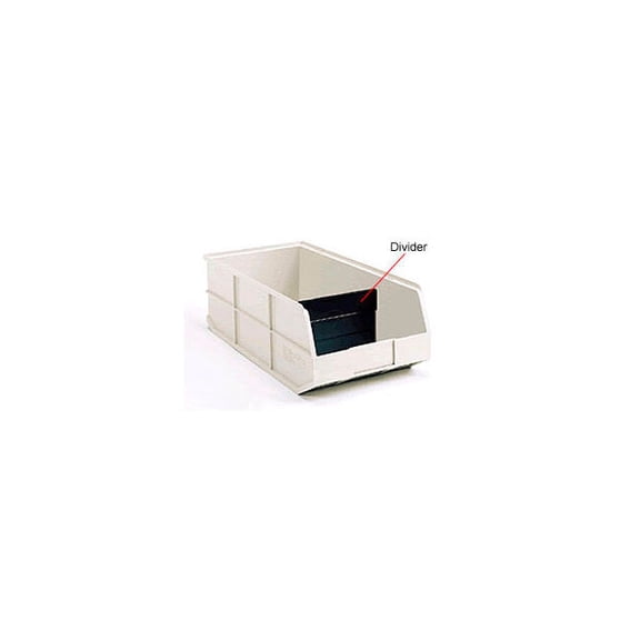 AkroBins 1800 Series Black Divider 40348 For 238441 Bin Pack Of 6