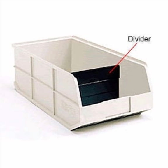 AkroBins 1800 Series Black Divider 40348 For 238441 Bin Pack Of 6