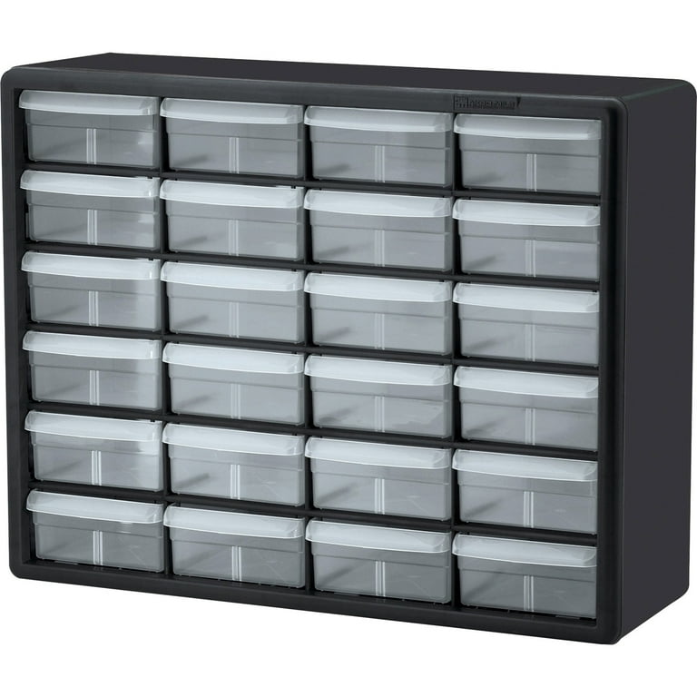 Akro-Mils 24-Drawer Plastic Storage Cabinet - 24 Drawer(s) - 15.8 Akro-Mils 24-Drawer Plastic Storage Cabinet - 24 Drawer(s) - 15.8