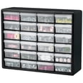 thumbnail image 1 of Akro-Mils 24 Drawer Plastic Storage Organizer Cabinet for Garage Use, Wall Mount, Black, 1 of 12