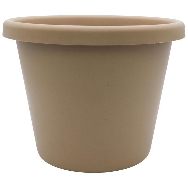 plastic liner planter box 6 pcs Wood Square White Wash Planter Box w/ Plastic Liner Natural Brown H-4" Open-10"x 10"