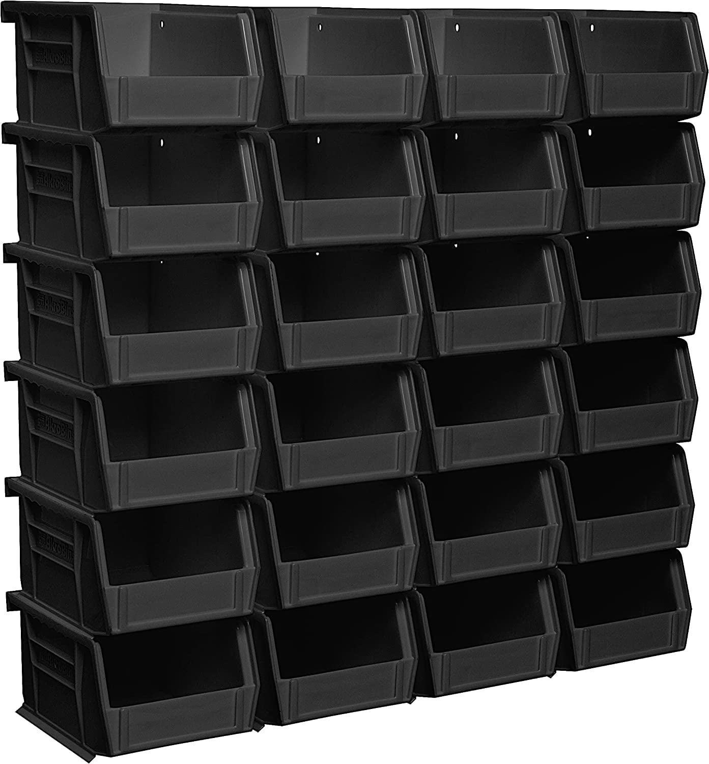 30 Pcs Wall Mounted Storage Bins for Classroom Without Rack Plastic Hanging  Parts Bins 5 x 4 x 3 Inches Open Front Small Screw Organizers Wall Mount