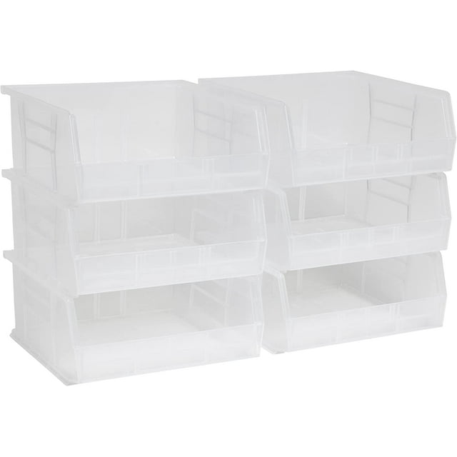 AkroMils Stackable Storage Bins, AkroBins Stacking Organizer, 11"x11