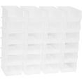 thumbnail image 1 of Akro-Mils Stackable Storage Bins, AkroBins Stacking Organizer, 7"x4"x3", Clear, 24-Pack, 1 of 13