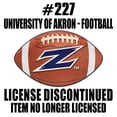 thumbnail image 1 of Akron Football Rug 20.5"x32.5", 1 of 2