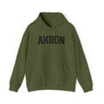thumbnail image 1 of Akron OH Ohio Hometown Moving Away Hoodie, Gifts, Hooded Sweatshirt, 1 of 4