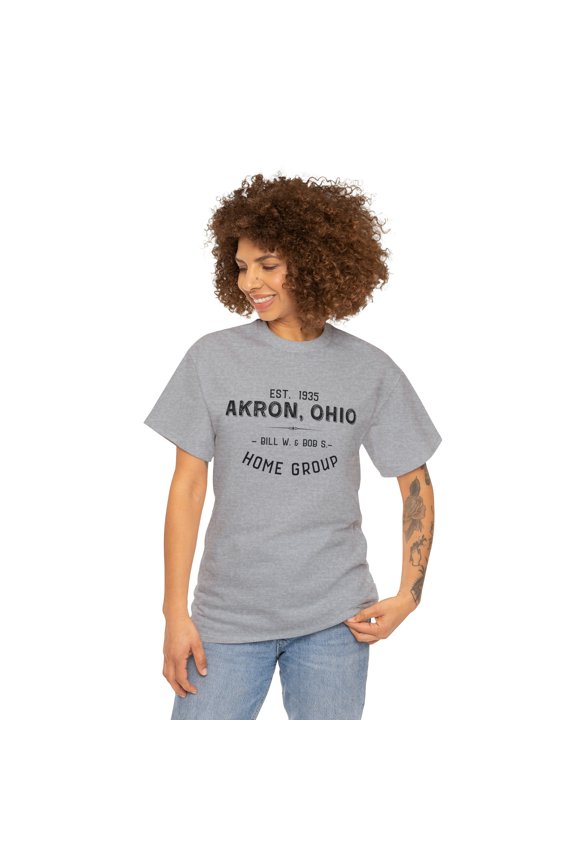 "Akron, Ohio Home Group" AA Sobriety Tee Shirt