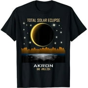 AABESTLILY Akron, Ohio Total Solar Eclipse April 8 2024 T-Shirt