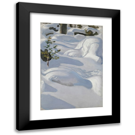 Akseli Gallen-Kallela 14x18 Black Modern Framed Museum Art Print Titled - Sunshine on Snow (1906)