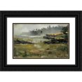 thumbnail image 1 of Akseli Gallen-Kallela 18x13 Black Ornate Wood Framed Double Matted Museum Art Print Titled - Misty Landscape (1884), 1 of 5