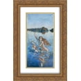 thumbnail image 1 of Akseli Gallen Kallela 2x Matted 16x24 Gold Ornate Framed Art Print 'Study ', 1 of 2