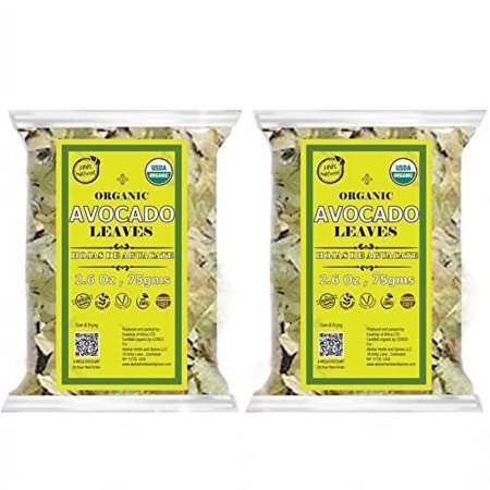 Akshit Dried Avocado Leaves, Hojas De Aguacate secas, Avocado Leaf Tea, 5.2Oz