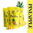 thumbnail image 1 of Akshit Dried Pineapple Chunks, Healthy Snack, Non-GMO, Caffeine-free,  3 Count, 1 of 13
