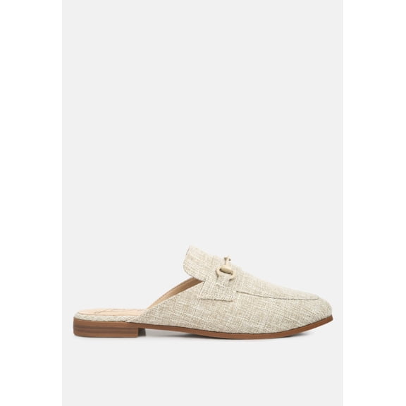 Akua Horsebit Embellished Mules