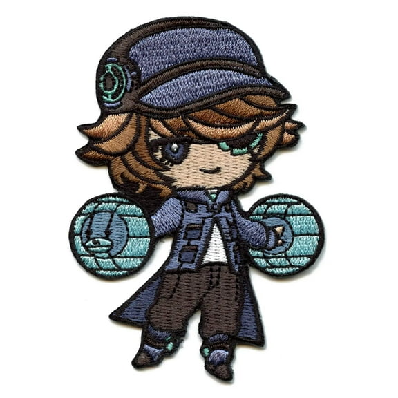 Akudama Drive Hacker Chibi Patch Cyber Criminal Embroidered Iron On