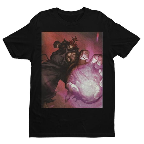 Akuma Gouki Street Fighting Premium Unisex T-Shirt | Gifts for Arcade Gamers
