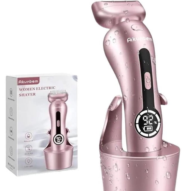 Akunbem Electric Shaver for Women Best Electric Razor for Womens Bikini