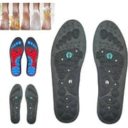 Akusoli Insoles, Akusoli Acupressure Insoles, Akusoli Magnetic Acupressure Insoles, Akusoli Acupressure Insoles for Women Men, Get Relief for Painful Feet, Orthopedic Insoles (Blue, 8-11)