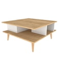 thumbnail image 1 of Akya Rectangle Two Floor Coffee Table - Sapphire Oak & White, 1 of 5