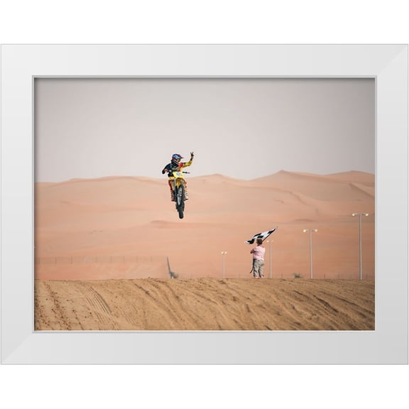 Al Adwan, Rami 24x19 White Modern Wood Framed Museum Art Print Titled - Vector
