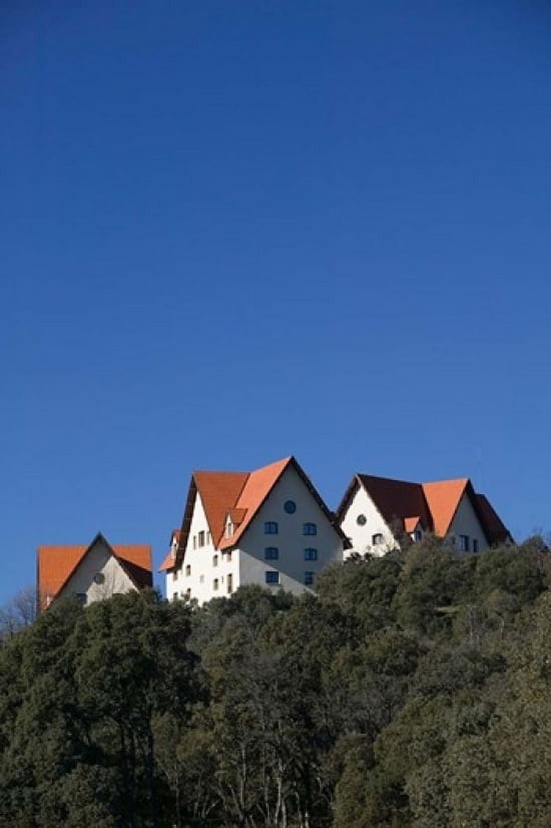 Al-Akhawayn University Buildings Alpine Resort Ifrane Middle Atlas Morocco Canvas Art - Walter Bibikow DanitaDelimont (11 x 17)