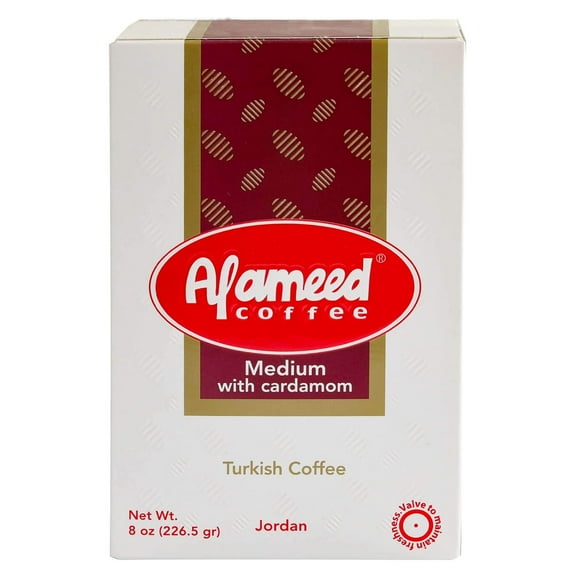 Al Ameed Coffee (Medium Roast with Cardamom, Pack - 1)