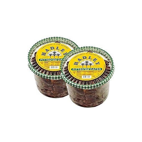 Al Amin Foods Hadley Dates Organic Pitted Deglet Noor Dates 2.5 Lb Each Pack of 2