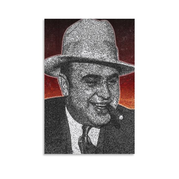 Al Capone Art Print Wall Art Poster Gifts Bedroom Prints Home Decor Hanging Picture Canvas Painting Posters 24x36inch(60x90cm)