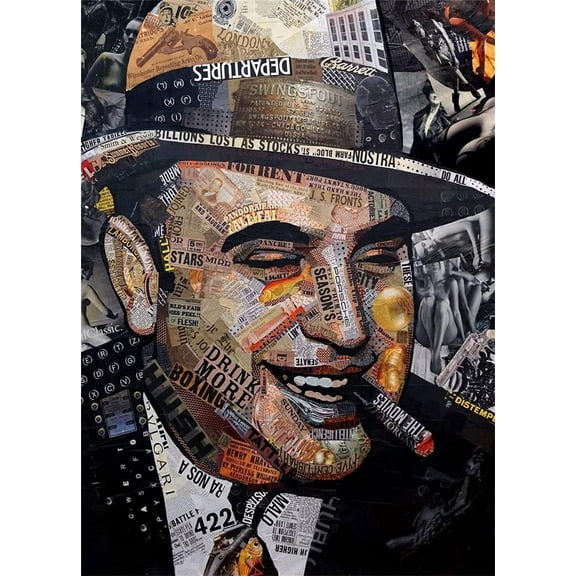 Al Capone Poster Wall Art Mafia Gangster Canvas Mob Painting Print Decor American Public Enemy