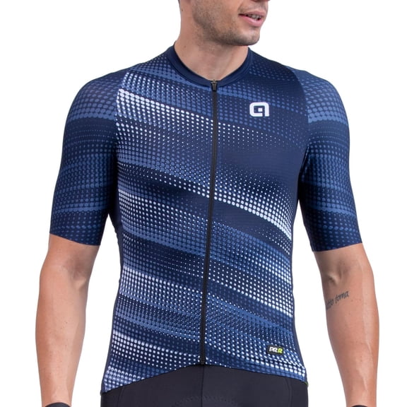 Al Cycling Men's PR.R Green Speed Short Sleeve Jersey M Blue