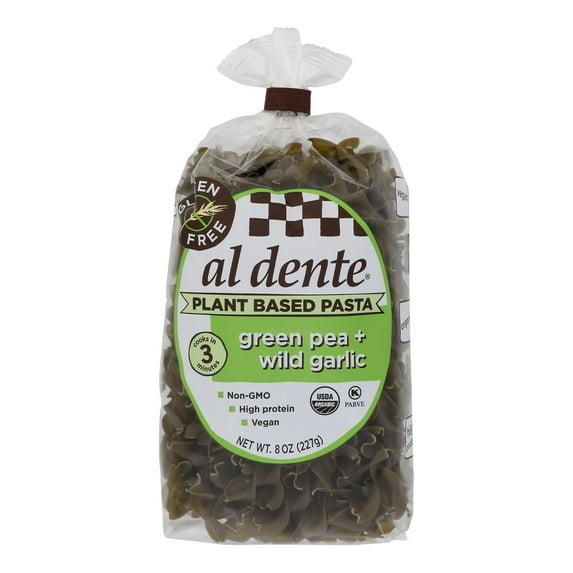 Al Dente - Pasta Green Pea Wld Gar - Case of 6-8 OZ