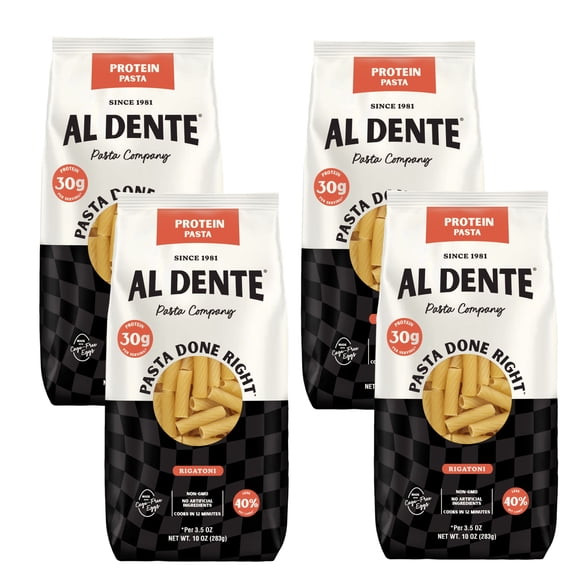 Al Dente Carba-Nada Rigatoni  Low Carb High Protein Pasta, Keto And Point-Based Diets-Friendly, Artisanal, Best Tasting Low Carb Pasta Noodles, Cage-Free Eggs, and Non-GMO Ingred