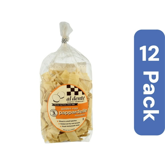Al Dente Egg Pappardelle Pasta 12 oz (Pack Of 12)