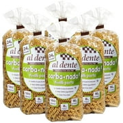 AL DENTE Carba-Nada Fusilli, Lower-Carb Pasta, 16g High Protein, Cage Free Eggs, Non-GMO, 10 Ounce Bags (Pack of 6)