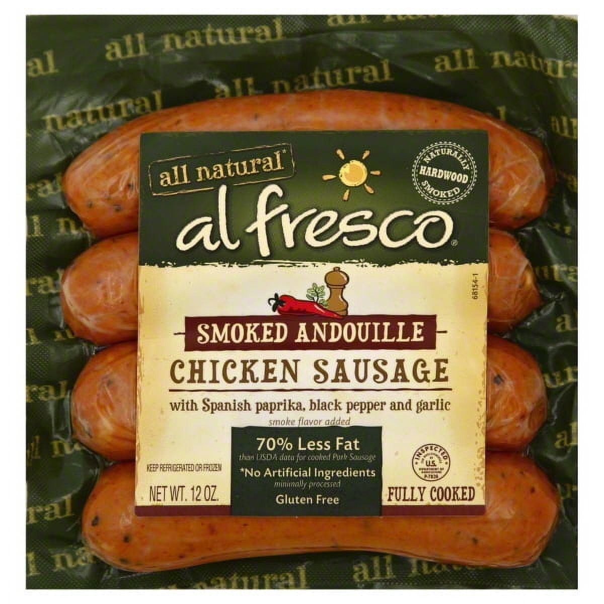 Al Fresco Smoked Andouille Chicken Sausage, 12 oz