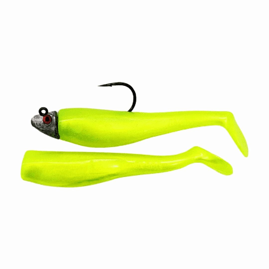 Al Gags WF12-53 1/2 Oz 4'' Whip-It Fish Silk Chartreuse - Walmart.com