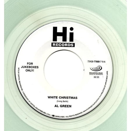 Al Green - White Christmas - 7" Colored Vinyl