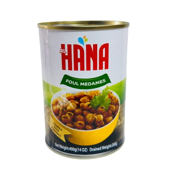Al Hana Foul Medames - Ready-to-Eat Fava Beans (400g)