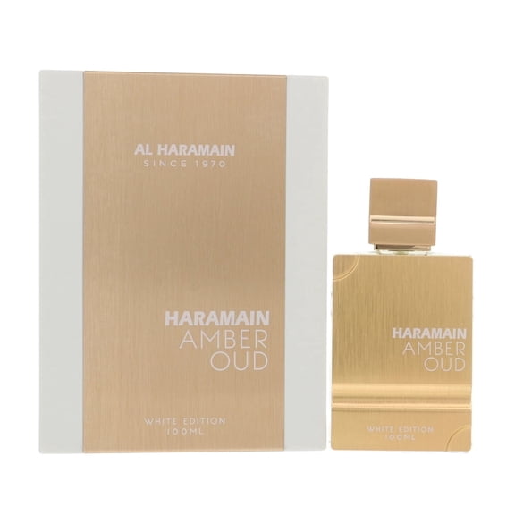 Al Haramain Amber Oud, White Edition, Perfume for Women and Men, 3.4 oz