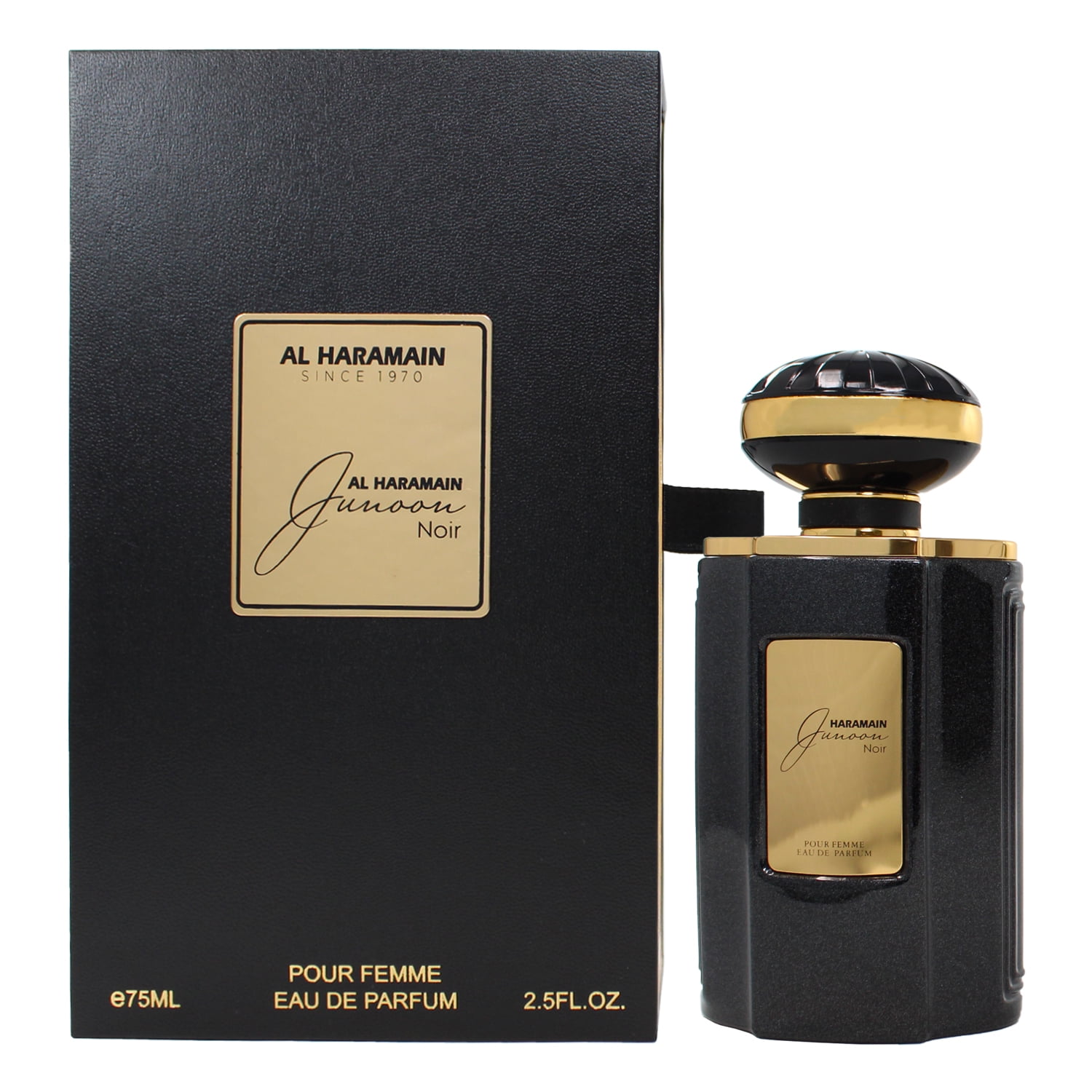 Al Haramain Junoon Noir by Al Haramain Eau De Parfum Spray 2.5 oz for ...