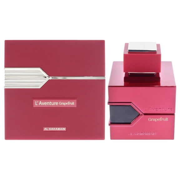 Al Haramain L'Aventure, Perfume for Women and Men, Grapefruit, 3.33 oz