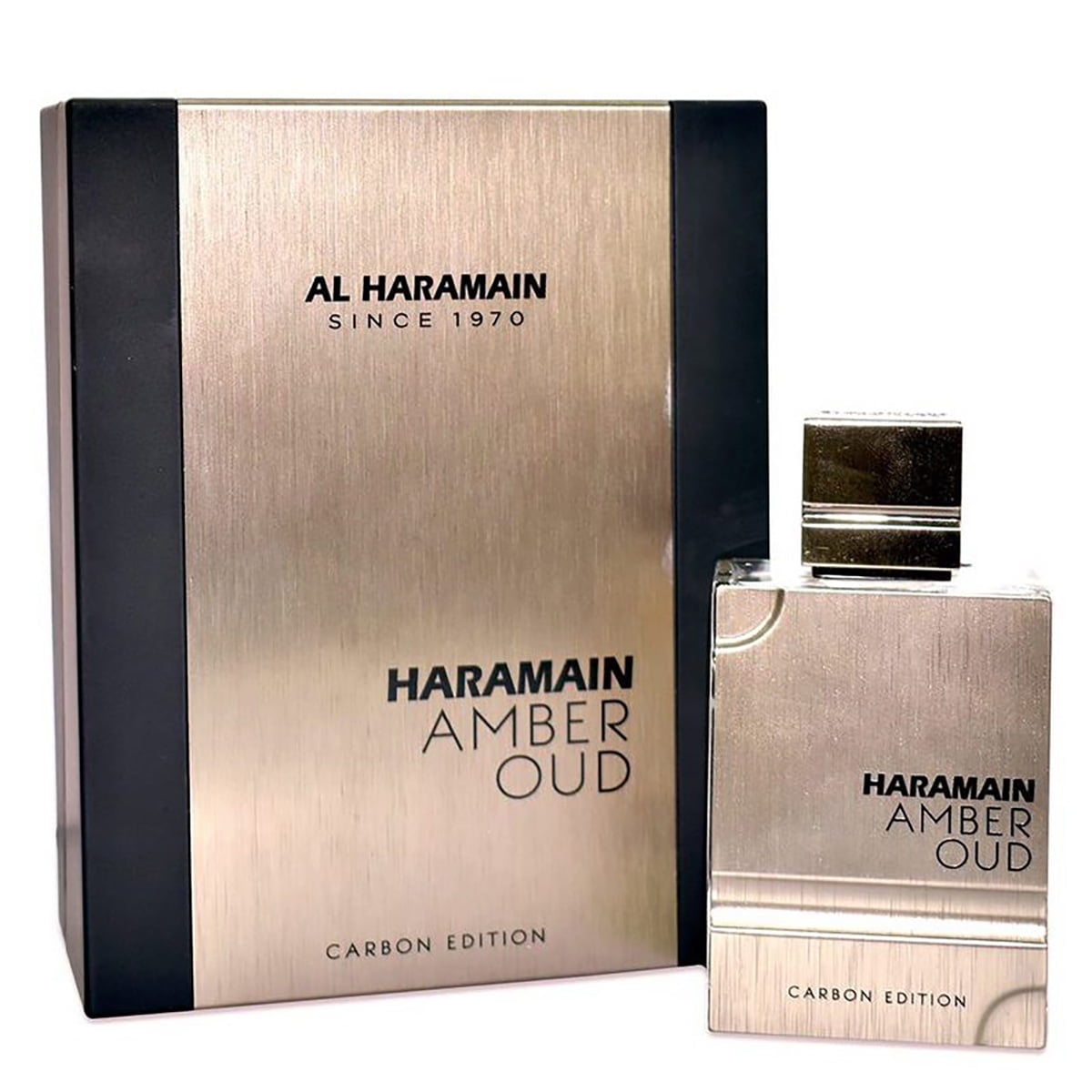香水(ユニセックス) 60ml AL HARAMAIN AMBER OUD CARBON EDITIO Al Haramain Men's Amber Oud Carbon EDP Spray 6.7 oz