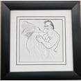 thumbnail image 1 of Al Hirschfeld "Faye Dunaway - Kirk Douglas" CUSTOM FRAMED ART Hollywood Generic, 1 of 3
