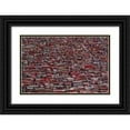 thumbnail image 1 of Al-Jazeri, Ali 32x22 Black Ornate Wood Framed with Double Matting Museum Art Print Titled - Red Houses, 1 of 4