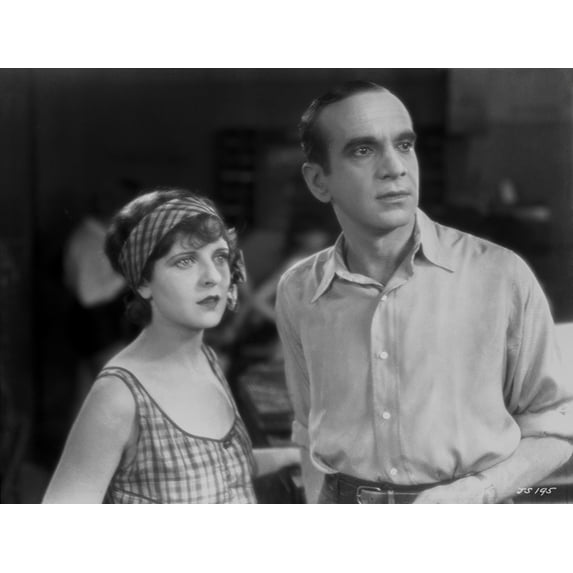 Al Jolson Looking Shocked with a Girl Photo Print (8 x 10)