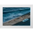 thumbnail image 1 of Al-Nasser, Nasser 24x17 White Modern Wood Framed Museum Art Print Titled - Malecon Beach, 1 of 4