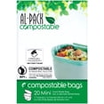 thumbnail image 1 of Al-Pack 2.6 Gallon Compostable Mini Food Waste Bags, 20 Pack, 1 of 4