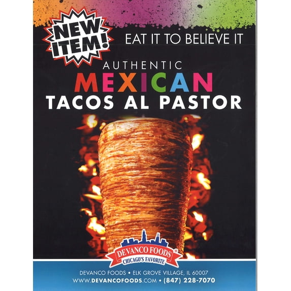 Al Pastor Pork Strips, 10 Pound -- 1 each.