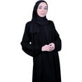 thumbnail image 1 of Al-Qadri Abayas for Muslim Women - Comfortable Arabic Abaya with Beautiful Black Embroidery - Long Prayer Dress, 1 of 6